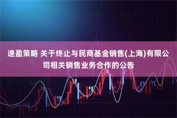 速盈策略 关于终止与民商基金销售(上海)有限公司相关销售业务合作的公告